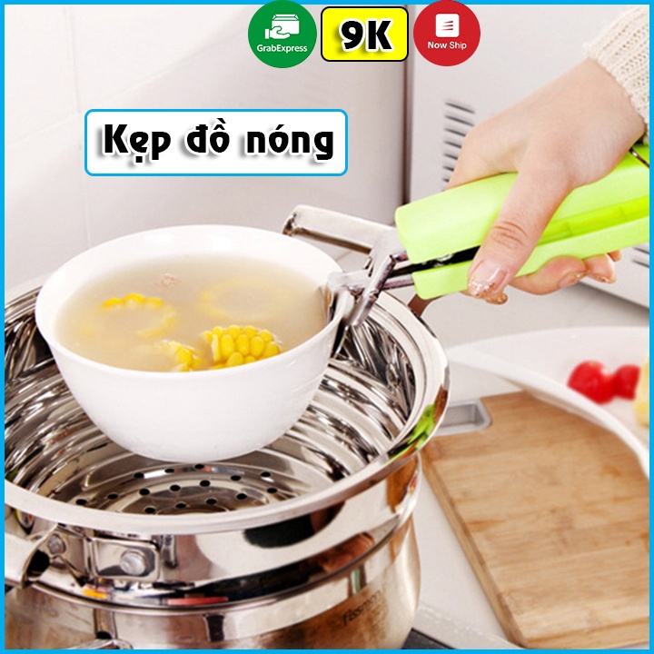 Kẹp Inox Gắp Đồ Nóng Gắp Bát Đĩa Nóng Thiết Kế Lò Xo Thông Minh Tiện Dụng