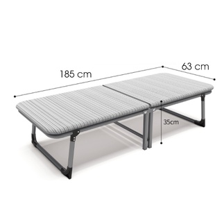 Giường gấp thông minh văn phòng gấp gọn-giường xếp gọn khung sắt siêu nhẹ