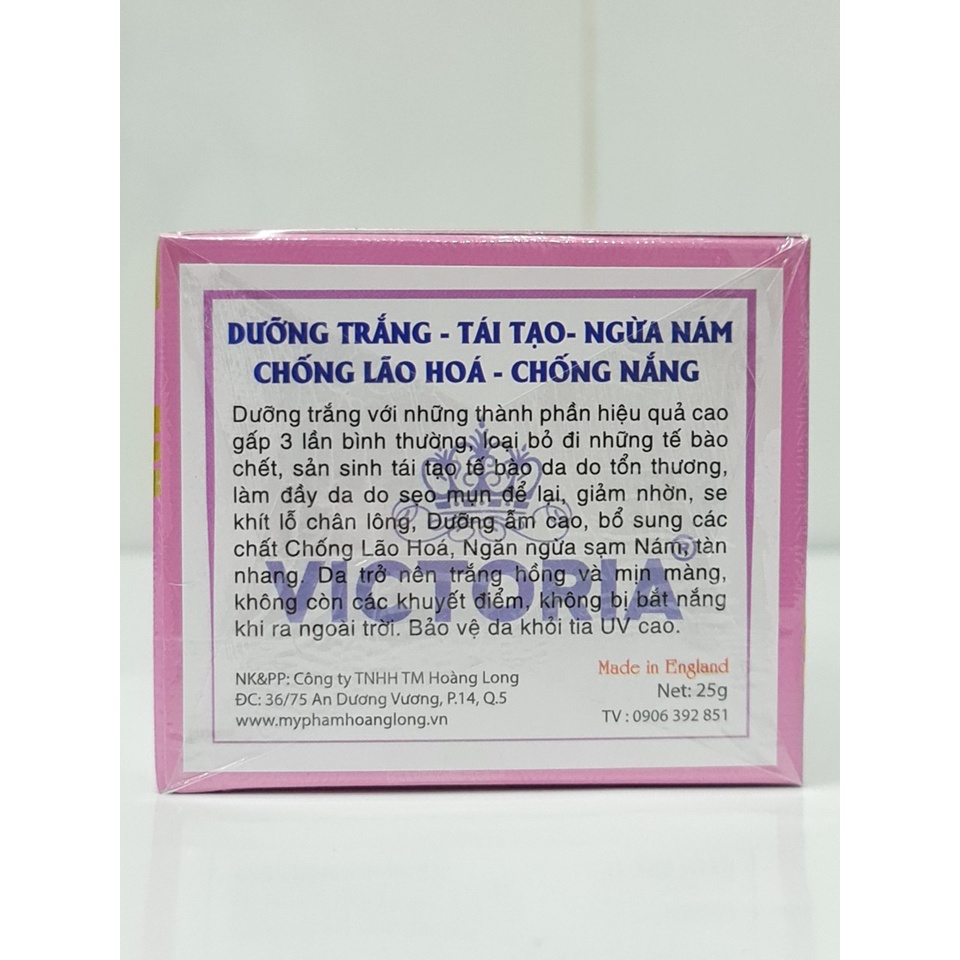 Kem Dưỡng Trắng Da Cao Cấp Victoria Professional Skin Care Ultra Potent 25g Anh Quốc