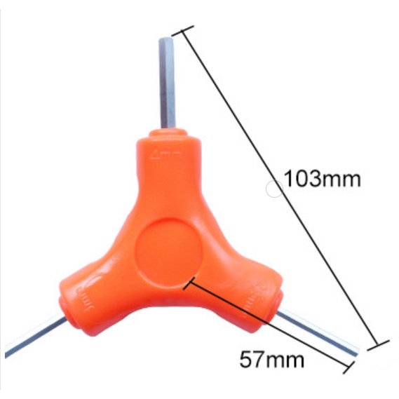 Khóa Lục Giác Chữ Y 3 Trong 1 đa năng 2 / 2.5 / 3 / 4 / 5 / 6 / 8mm