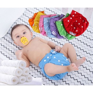 Bộ 5 Quần Bỉm Chống Hăm Mông Kèm 5 Tã Lót Thoáng Mát Cho Bé
