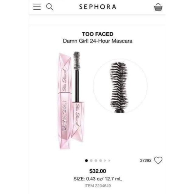 Set 2 cây Mascara lót dưỡng mi Dior và Mascara Toofaced | BigBuy360 - bigbuy360.vn