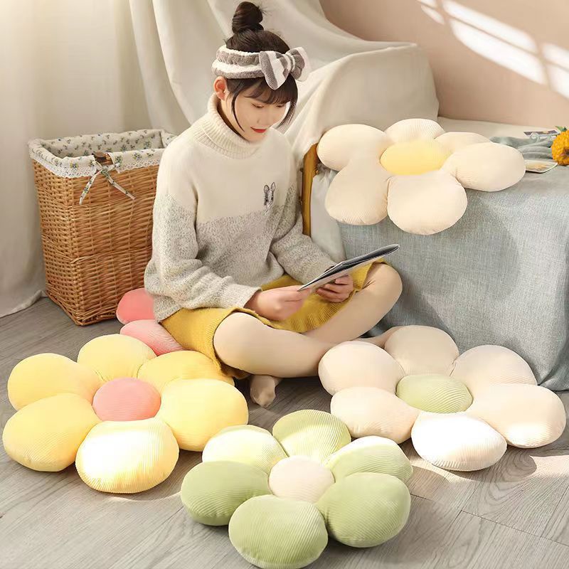 Cánh Hoa Hình Ghế Đệm Gối Sofa Vải Bọc Nệm Futon Cửa Sổ Bệ Mat Trang Trí Đẹp Đa Màu
