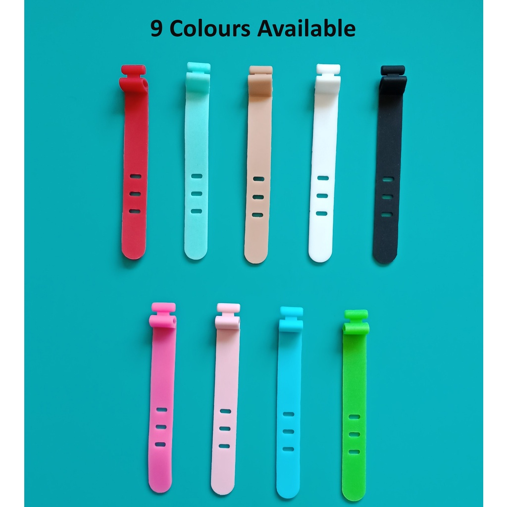 1 Dây Quấn Dây Cáp / Tai Nghe Bằng Silicone Tiện Dụng