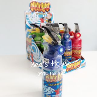 Kẹo xịt chua bình cứu hỏa Quick Blast