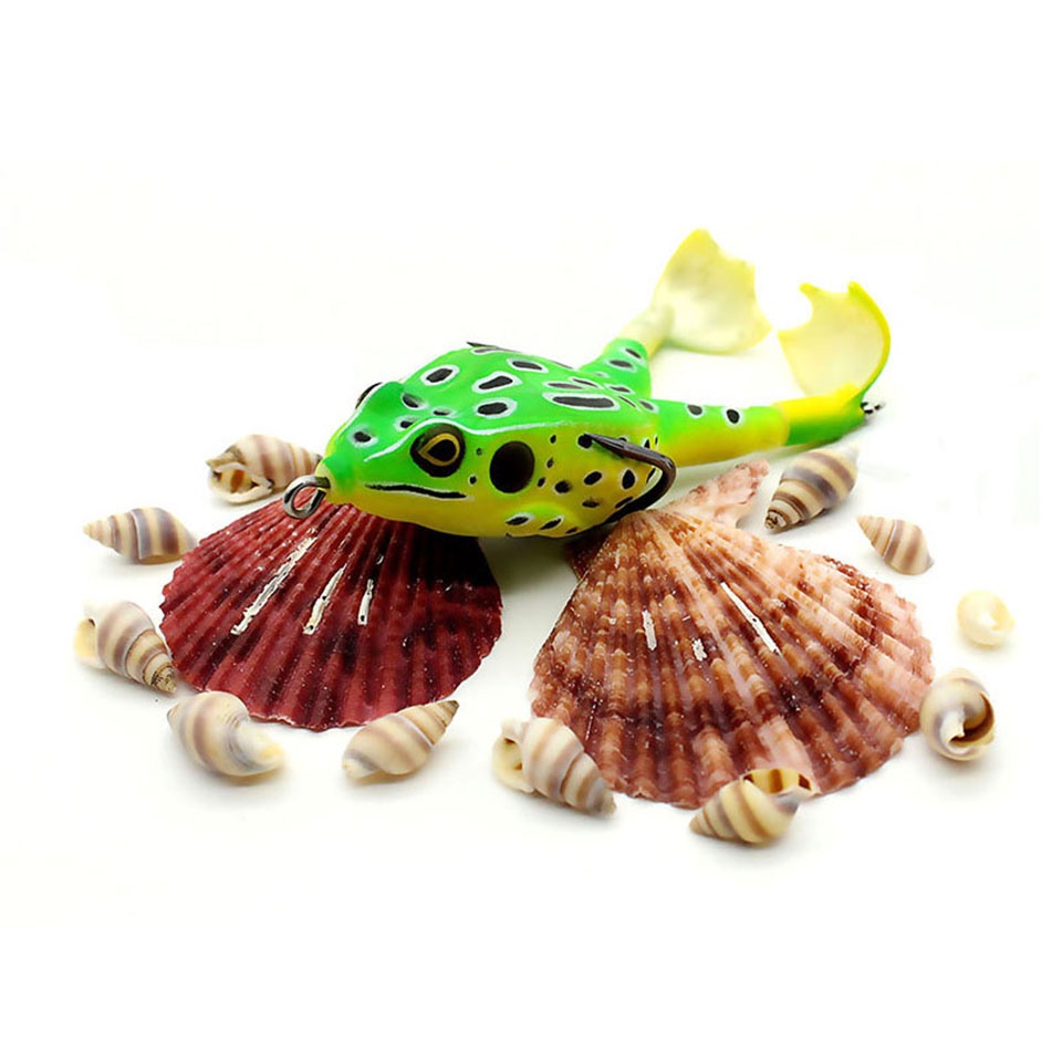 Mồi câu cá giả ếch mềm 9CM 13.7G