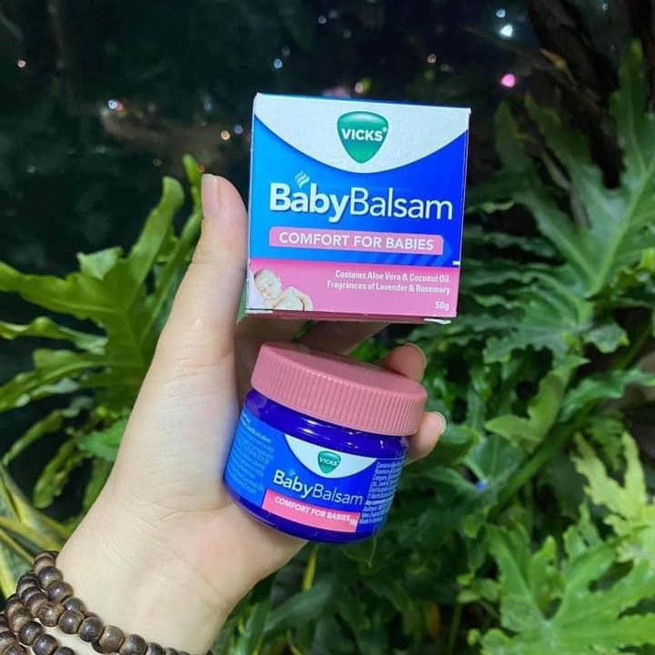 Dầu bôi ấm ngực Vicks Baby Balsam