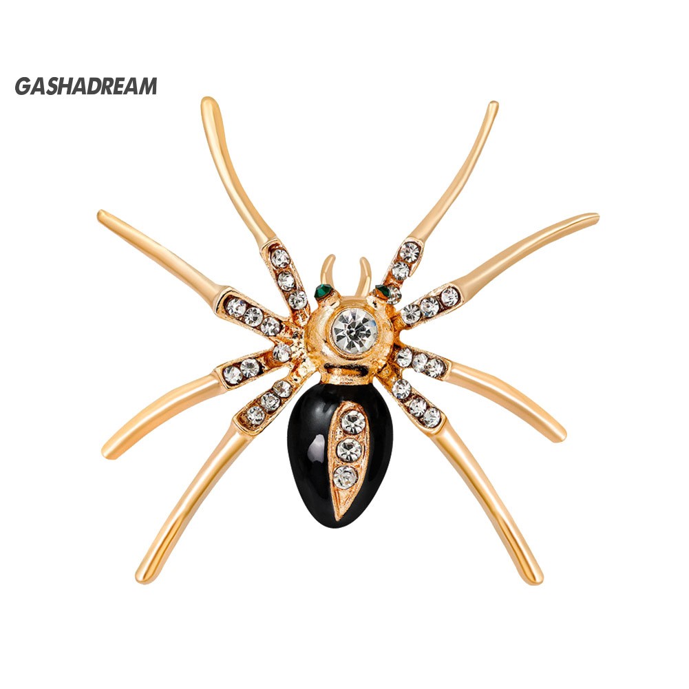 ♉GD Fashion Spider Gift Women Collar Brooch Pin Clip Scarf Wedding Party Jewelry