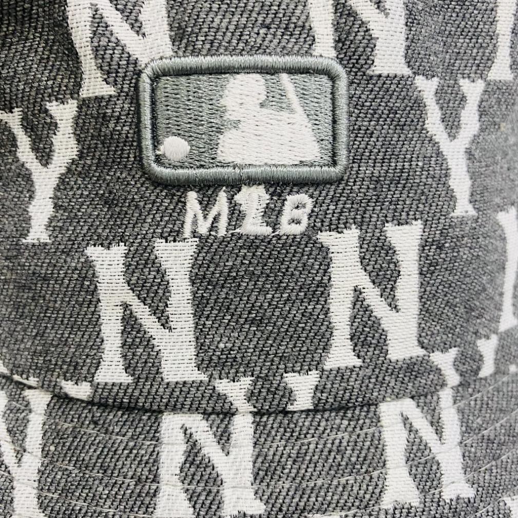 Nón bucket nữ, mũ bucket nam in họa tiết monogram thêu chữ NY cực chất - HOT