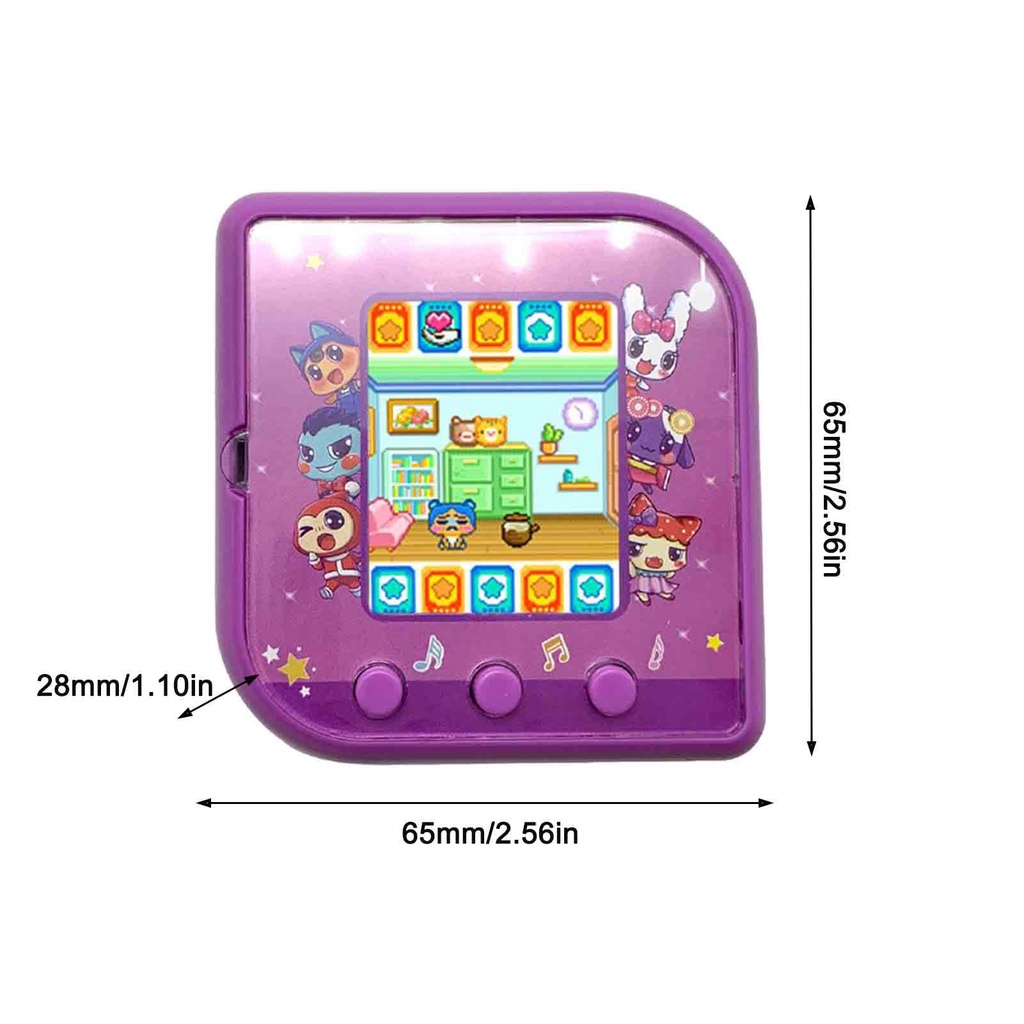 Máy Chơi Game Nuôi Thú Ảo Cầm Tay Màn Hình Màu Sắc Cho Bé