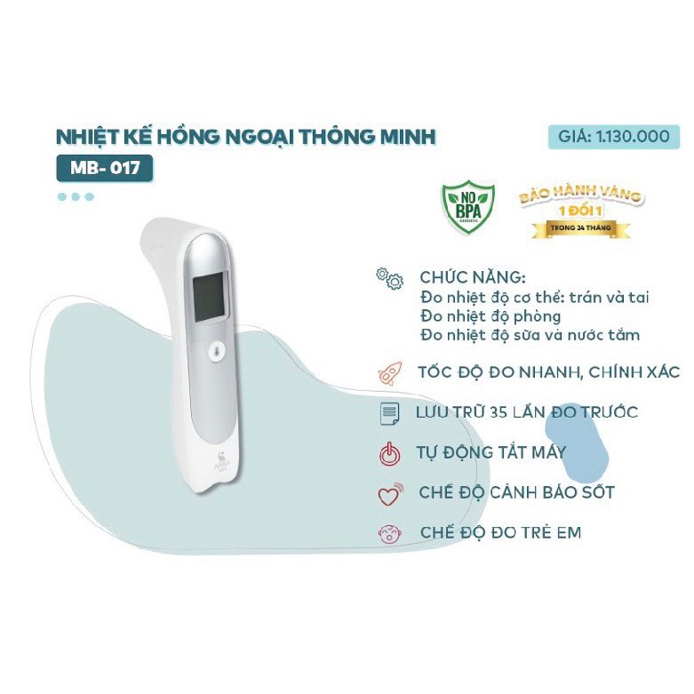 Nhiệt kế thông minh Moaz Bebé MB-017