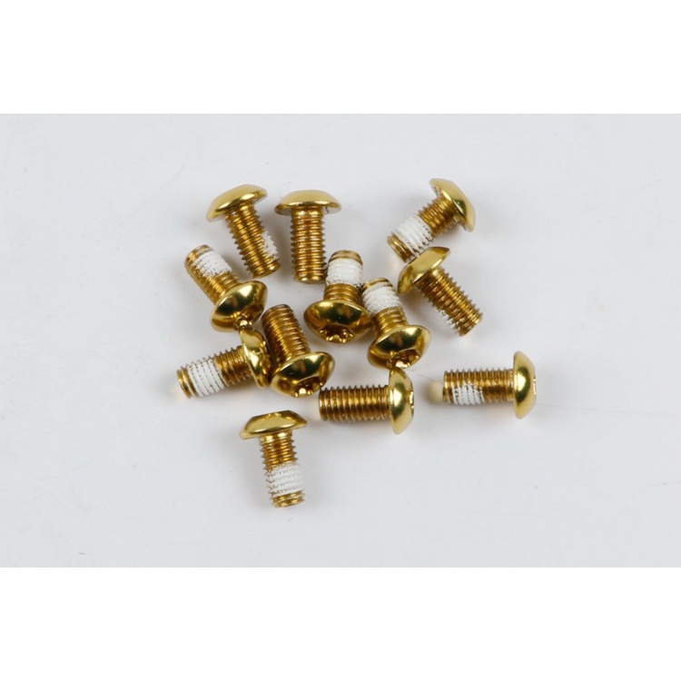 Bộ 12 ốc vít lục giác bông T25 đĩa phanh xe đạp nhiều màu