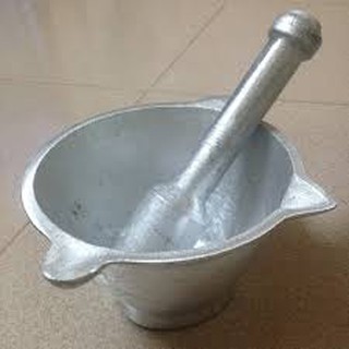 Cối chày bằng gang đúc nặng c001
