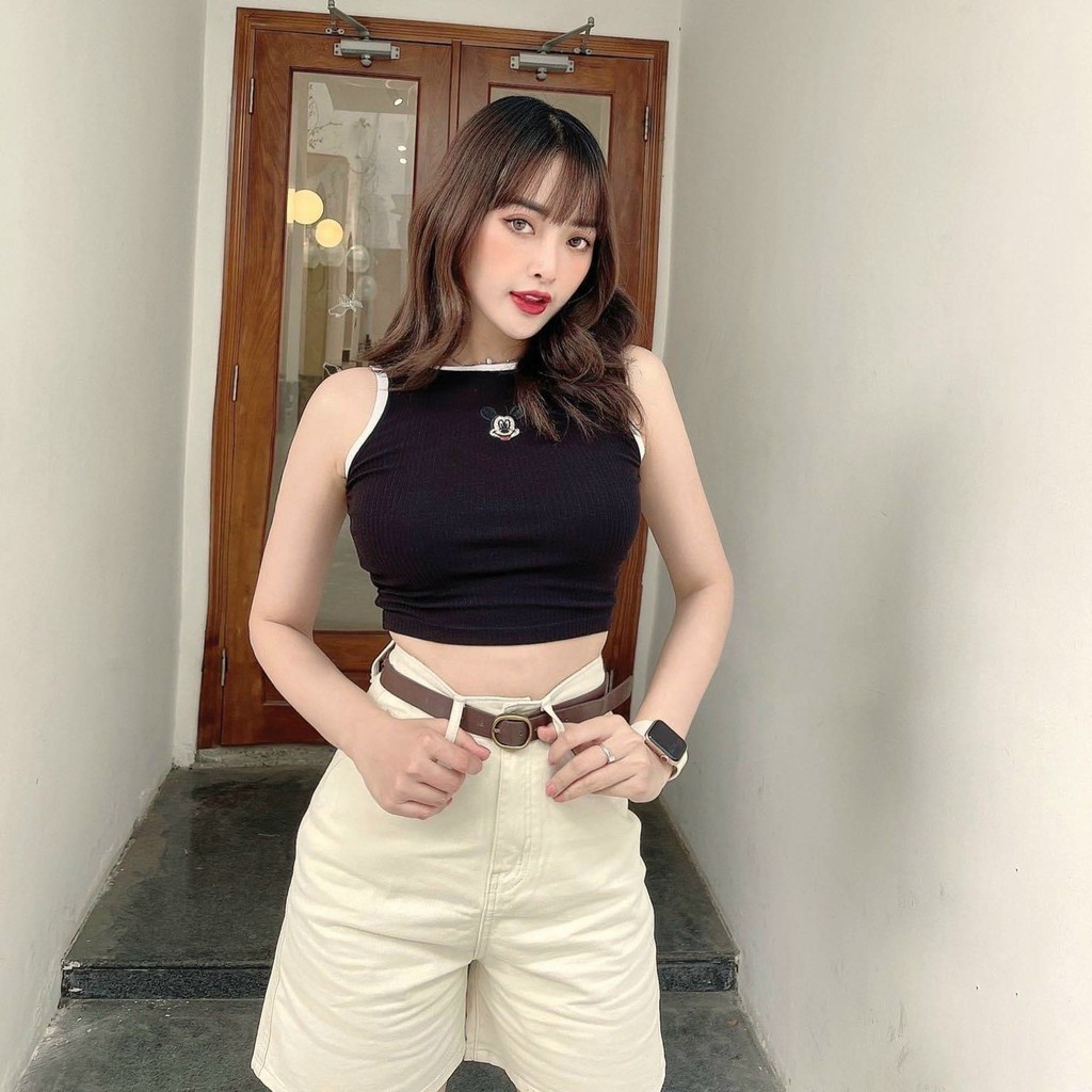 Quần short ngố kaki - 2 màu trắng kem & đen.Hàng VNXK.KingJean | BigBuy360 - bigbuy360.vn