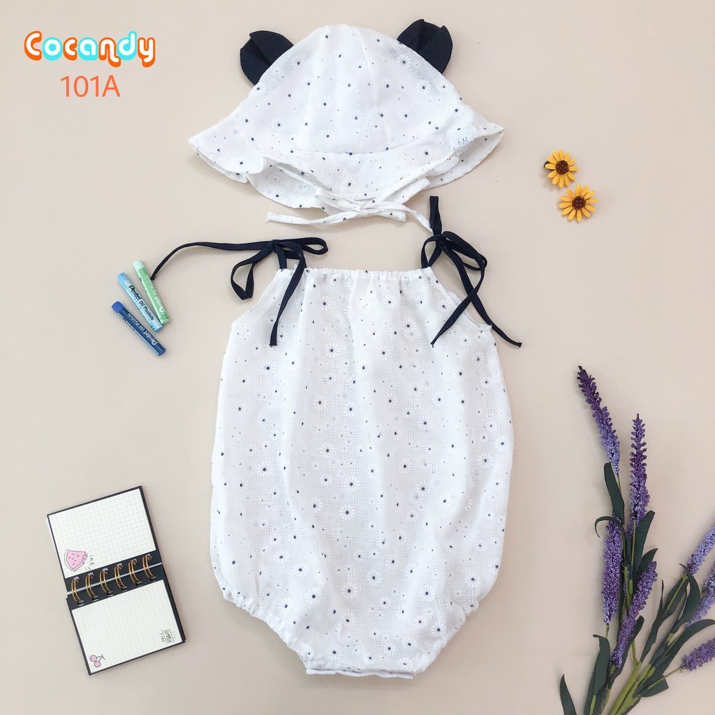 [Cocandy Official Store] Set bodysuit họa tiết hoa nhí cho bé