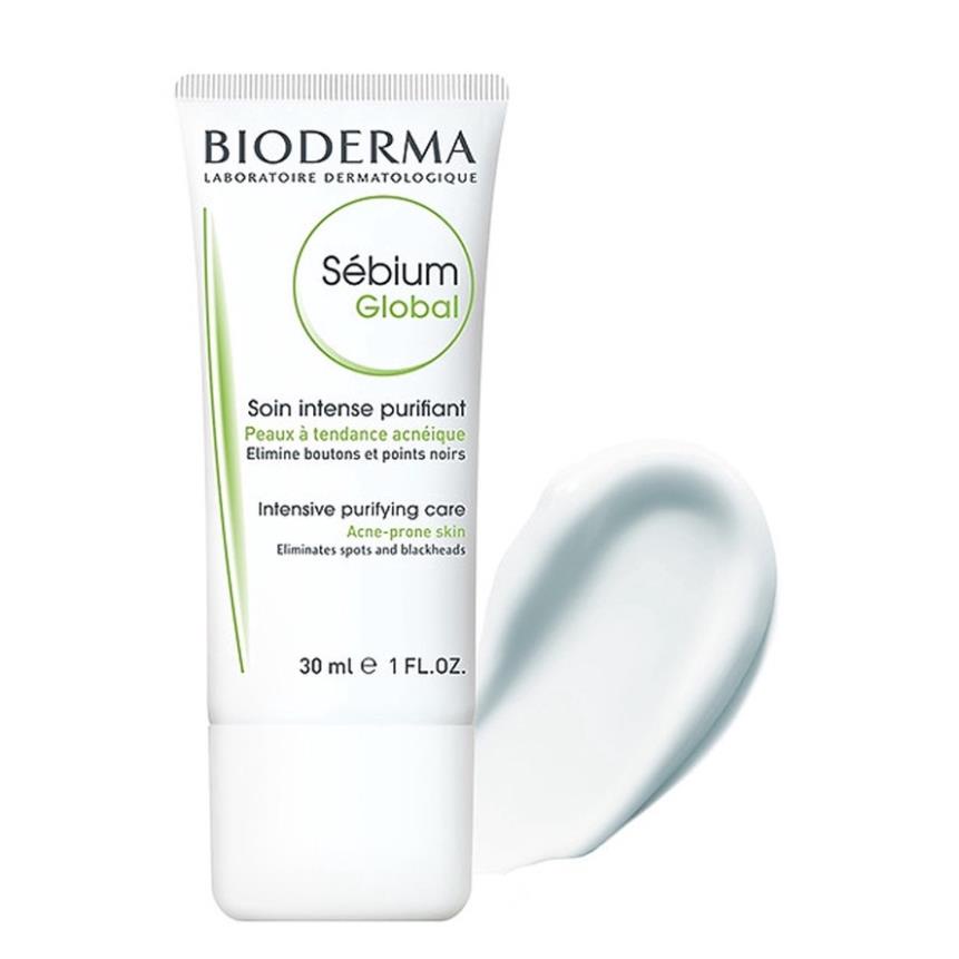 Bioderma kem dưỡng tím/xanh phục hồi da và se lỗ chân lông 100ML