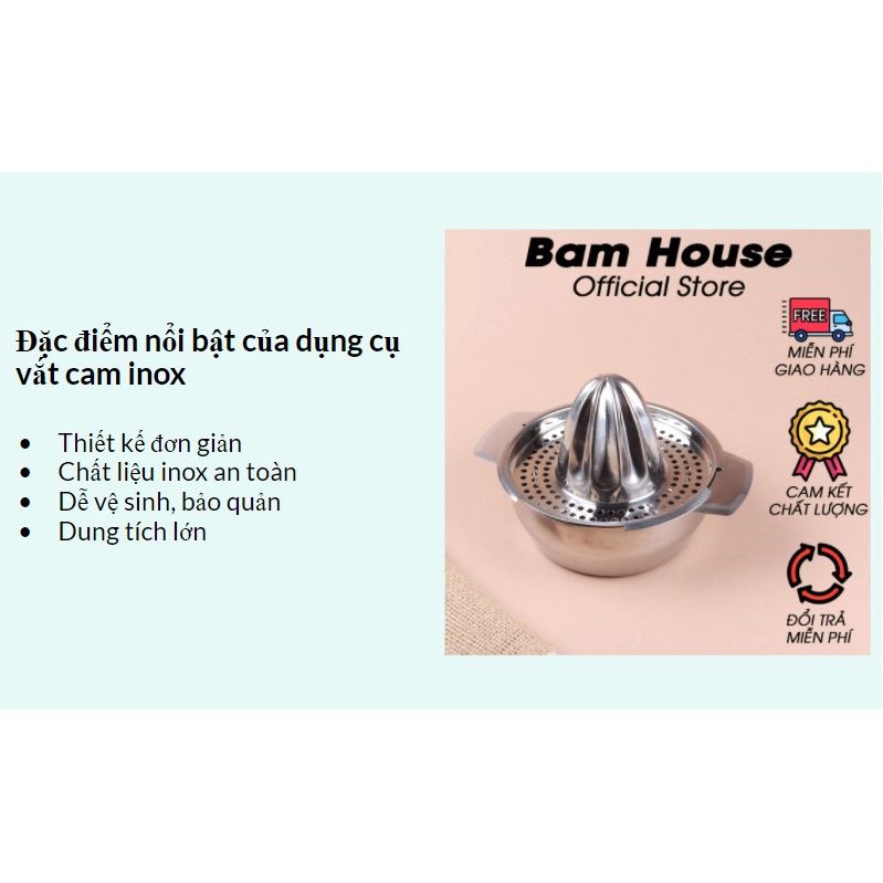 [Siêu HOT] Đồ Vắt Cam Bằng Inox Cao Cấp