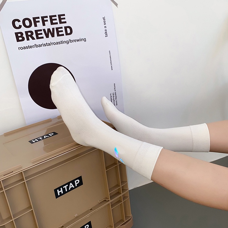 Vớ cao cổ dạ quang, tất cổ cao unisex nam nữ phản quang NEKO shop