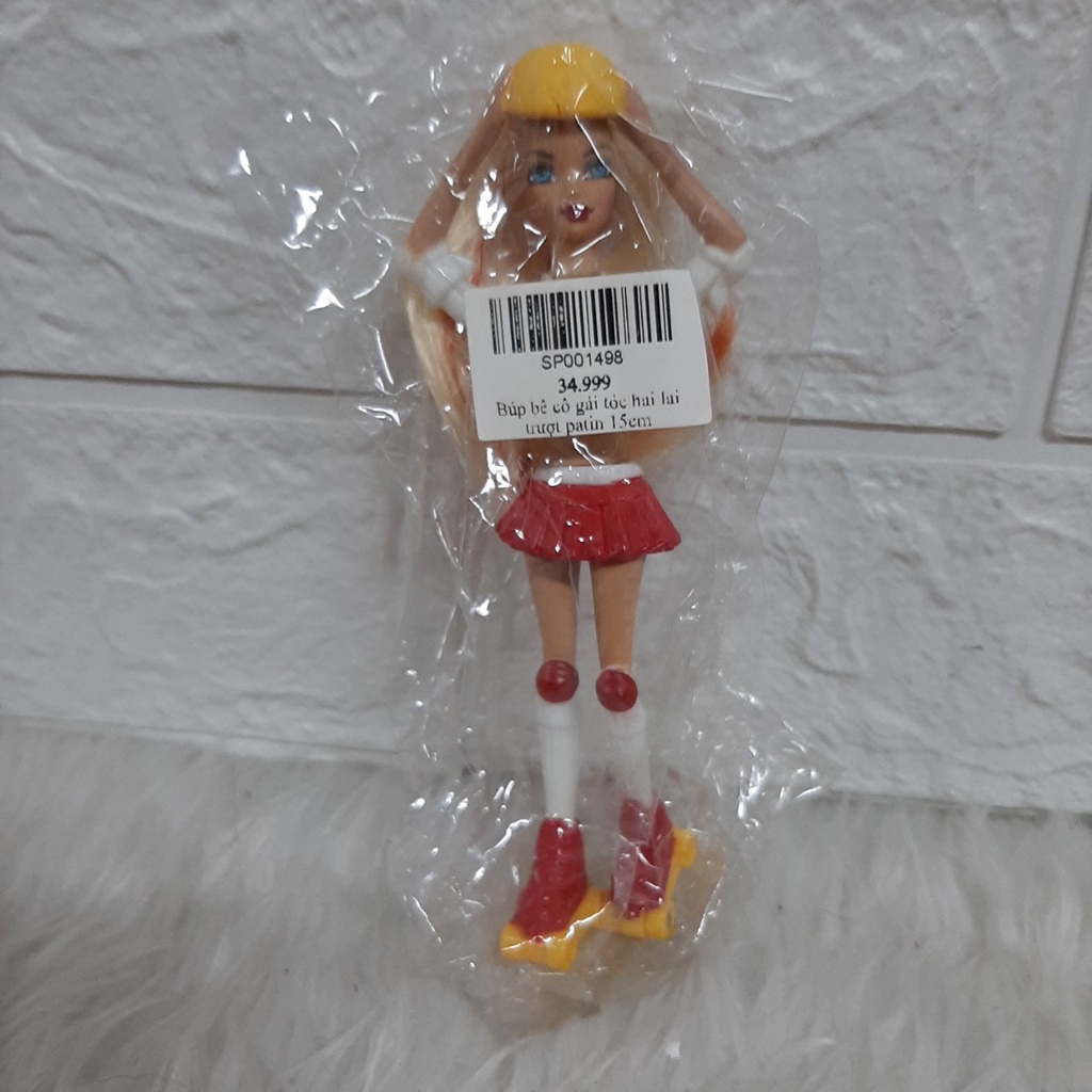 Búp Bê Cô Gái Trượt Patin 15 cm - McDonald's 2007 My Scene Barbie Roller Blade Blonde Hair 5 1/2&quot;