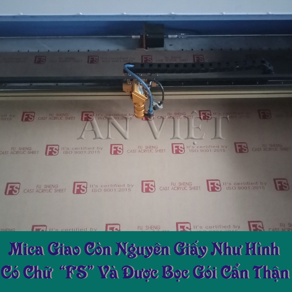 Mica hình tròn màu đen đài loan FS dày 2mm có cắt theo yêu cầu bằng máy Laser