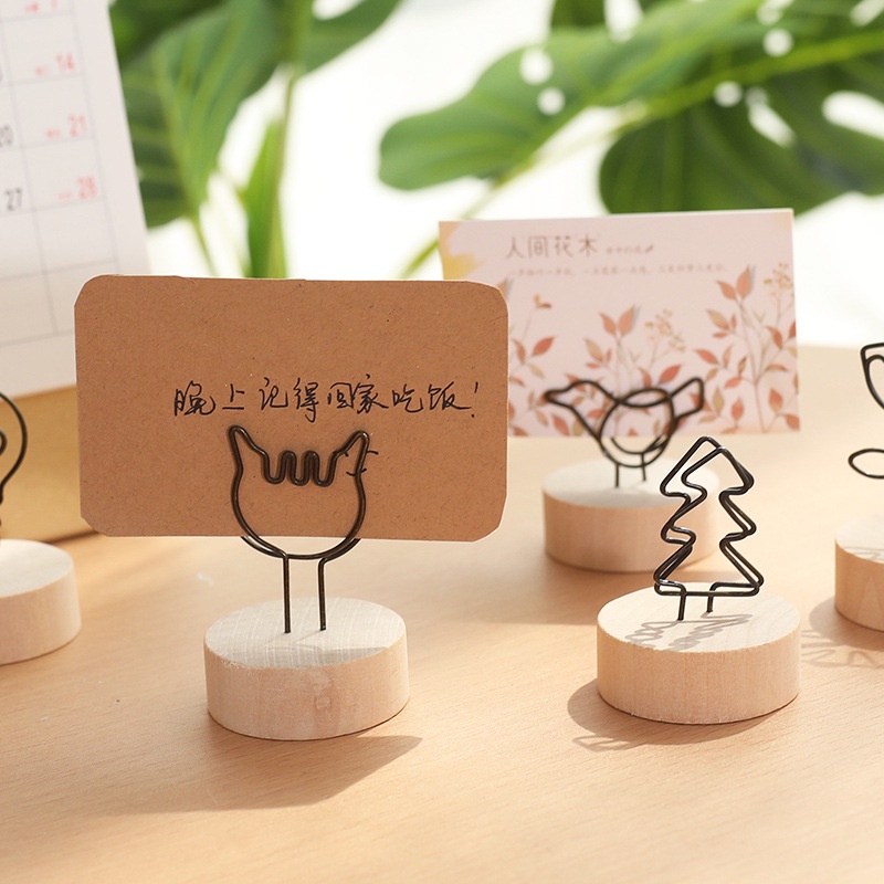 Kẹp Gỗ, Kẹp Ảnh Để Bàn Decor Trang Trí, Treo Postcard, Sticker, Giấy ghi chú 573