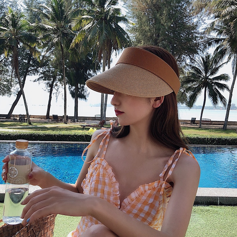 Mũ Lưỡi Trai Hở Chóp Chống Nắng Phong Cách Nhật Bản Thời Trang Mùa Hè Cho Nữ