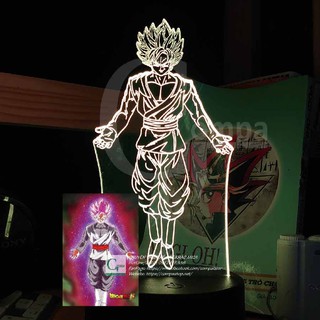 [ẢNH SHOP TỰ CHỤP] Đèn Ngủ DragonBall Black Goku