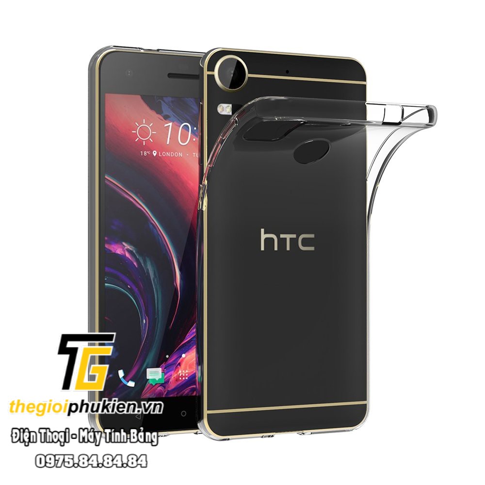 Ốp lưng HTC Desire 10 Pro dẻo trong siêu mỏng 0.5 mm