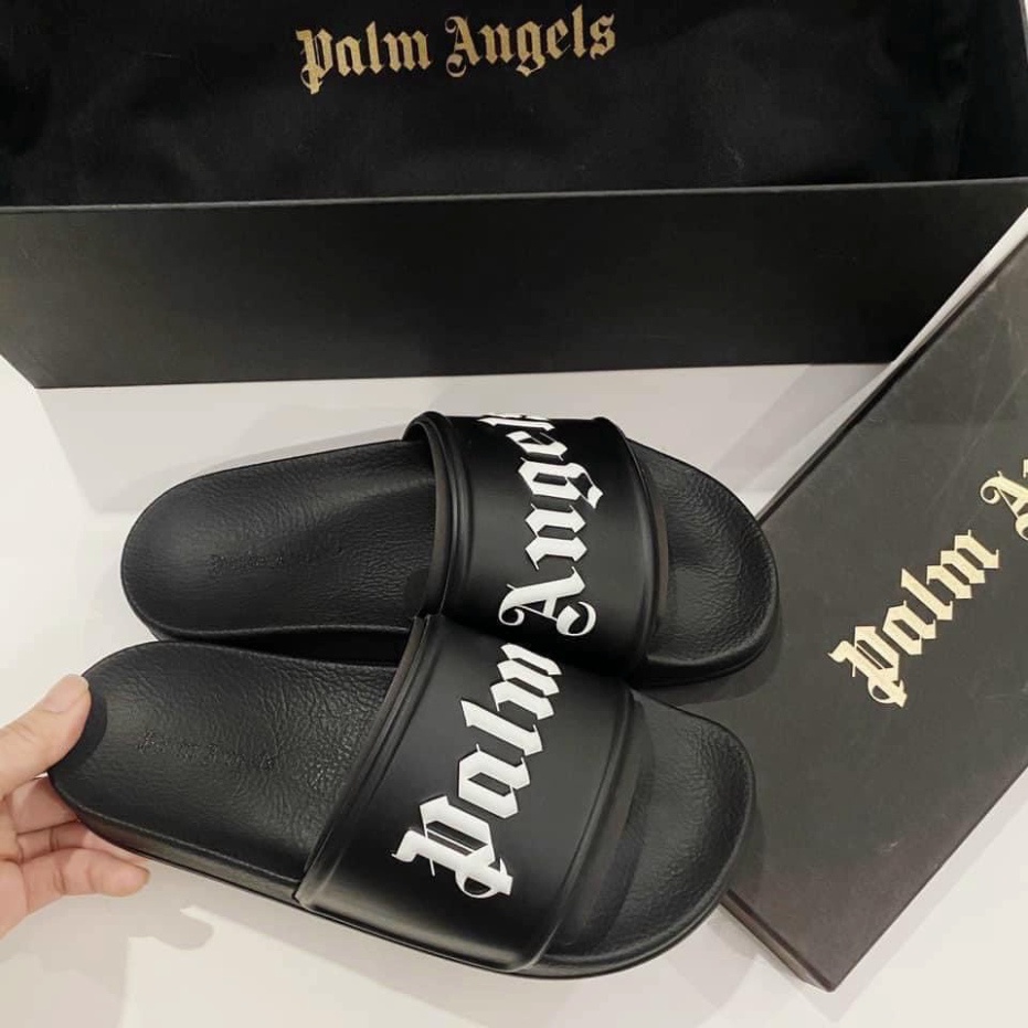 [FREE SHIP]  Dép Quai Ngang Palm Angle Sandal Black Nam Nữ [H2T SHOP]