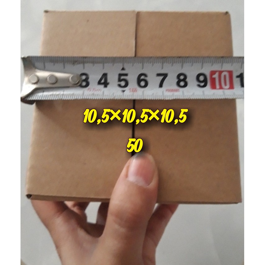 50 hộp 10.5x10.5x10.5 cm