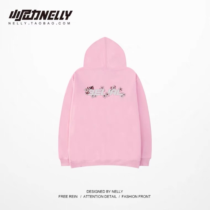 Áo hoodie nỉ bông  Nelly Heybig form rộng dành cho nam và nữ belial
