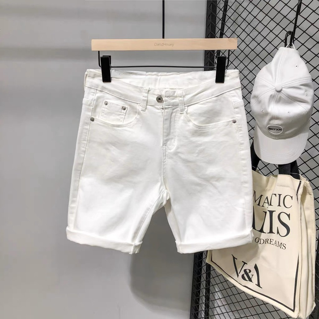 Quần short jean nam mẫu mới đẹp giá rẻ quần lửng chất bò co giãn cao cấp thời trang PRETTYGIRL PTGALL5