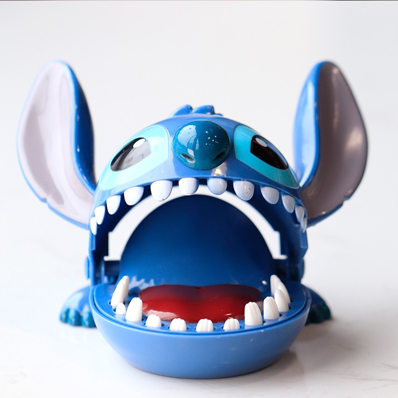 Disney Bộ Đồ Chơi stitch Răng Cá Mập Bấm Ngón Tay Sáng Tạo Cho Gia Đình