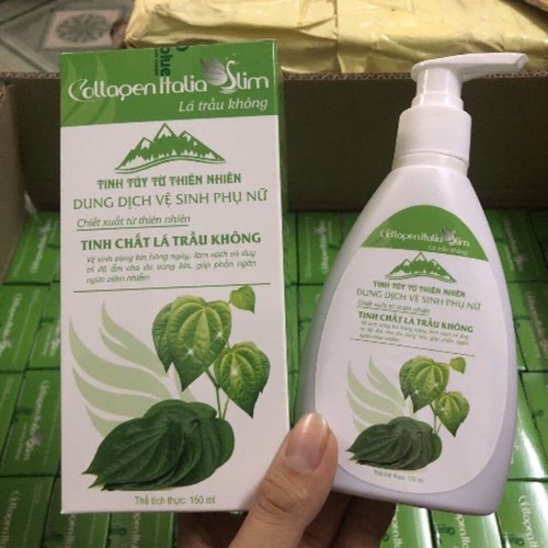 CHAI DUNG DỊCH VỆ SINH PHỤ NỮ TRIẾT XUẤT LÁ TRẦU KHÔNG 150ML