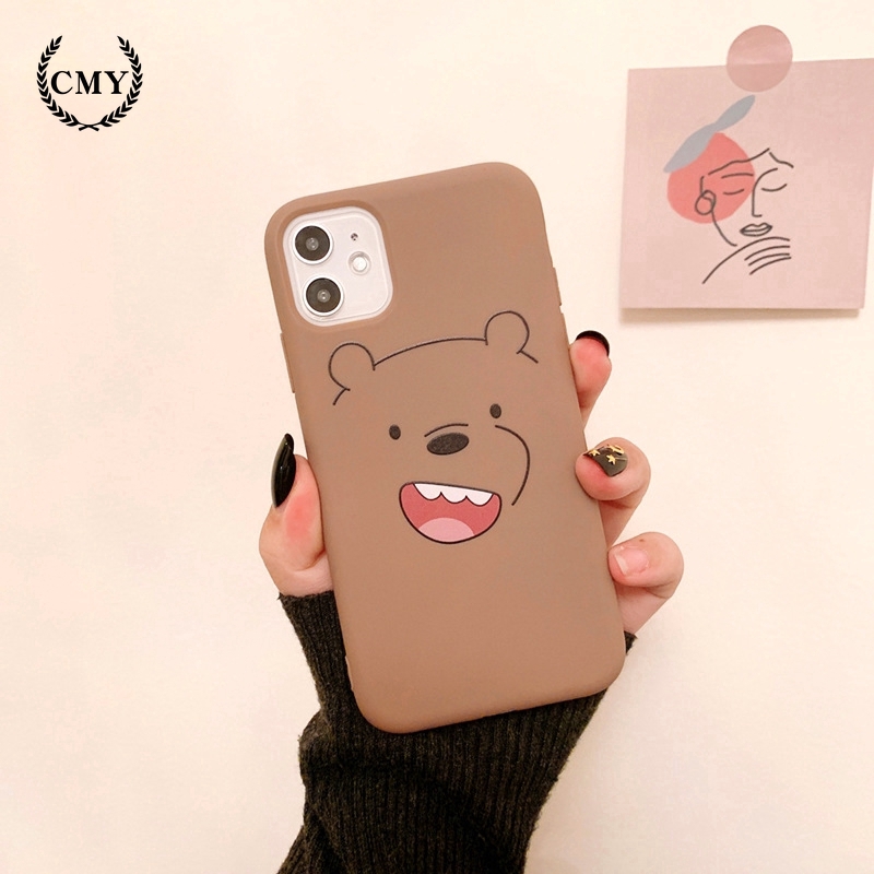 Ốp điện thoại họa tiết gấu hoạt hình cho iPhone11/11Pro 11Pro Max X XR XS XS MAX 7 8 Plus SE | BigBuy360 - bigbuy360.vn