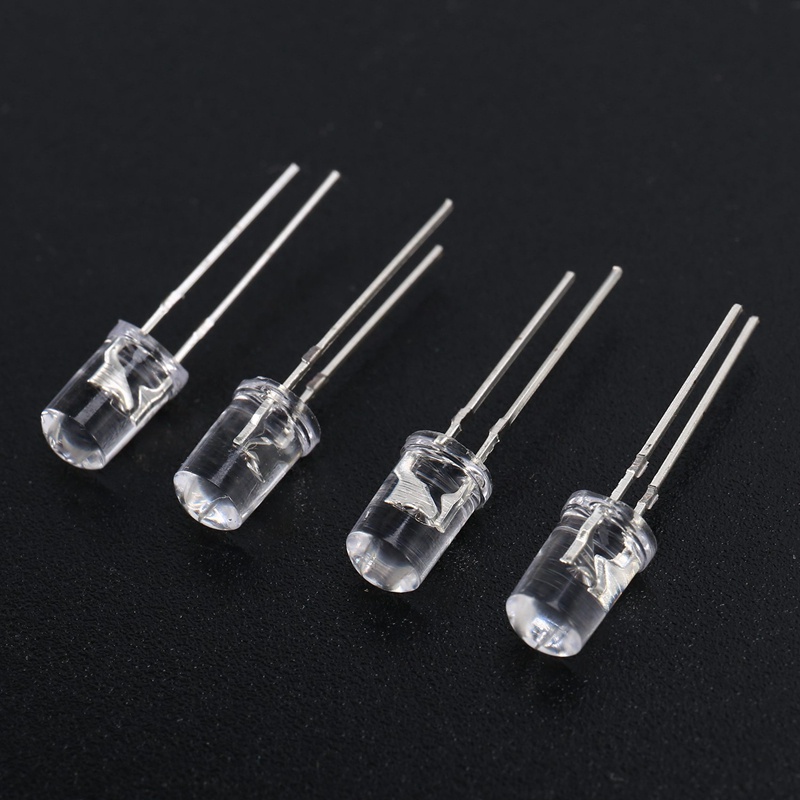 Set 100 Đèn led uv 5mm Ánh Sáng Tím Chất Lượng Cao