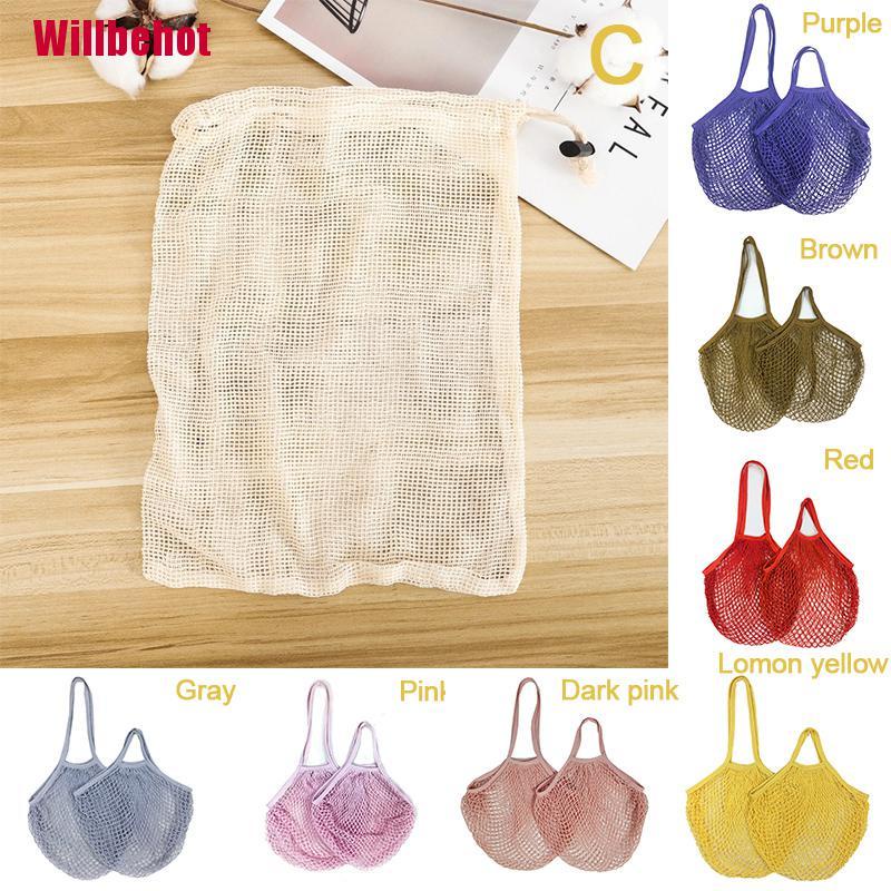 Túi Lưới Cotton Đựng Rau Củ Quả Có Thể Tái Sử Dụng