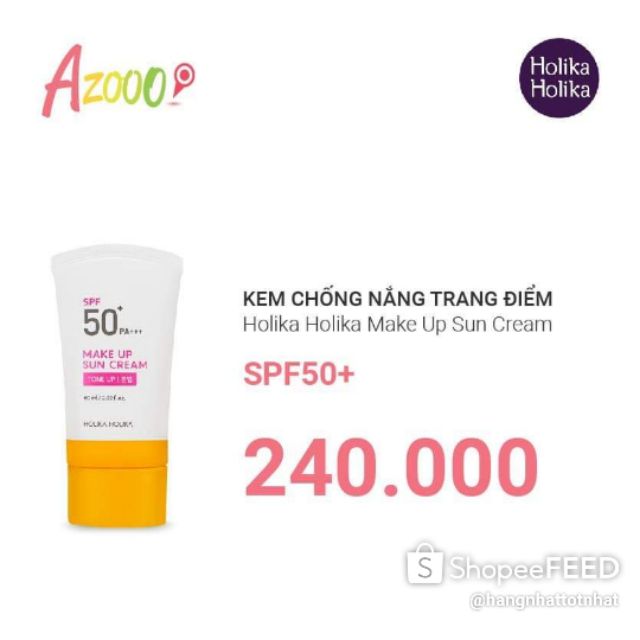 Kem chống nắng trang điểm Holika Holika