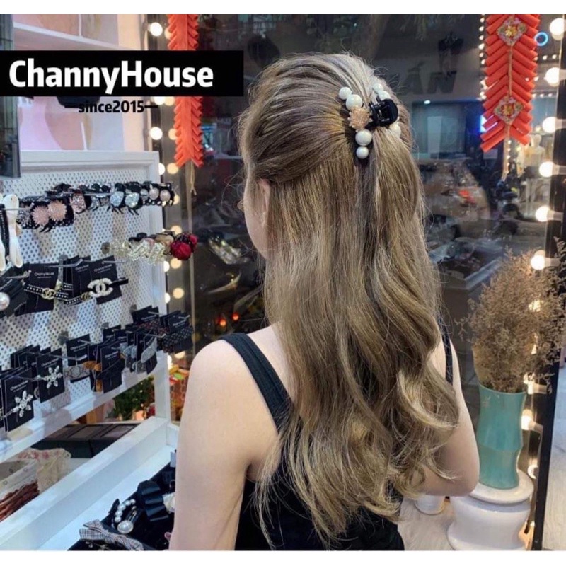 Channyhouse_Kẹp ngoạm dọc đính đá