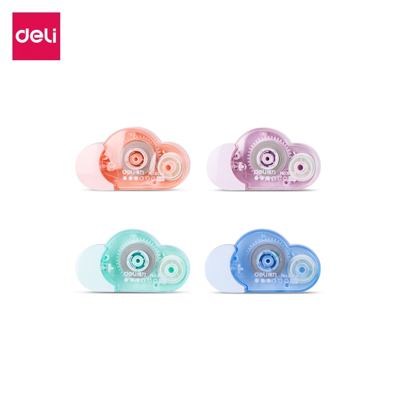 Bút xóa dạng băng kéo DELI hình đám mây dễ thương