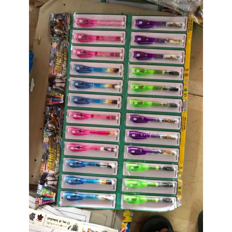 Vỉ 24 cái bút tàng hình , sỉ đồ trẻ em