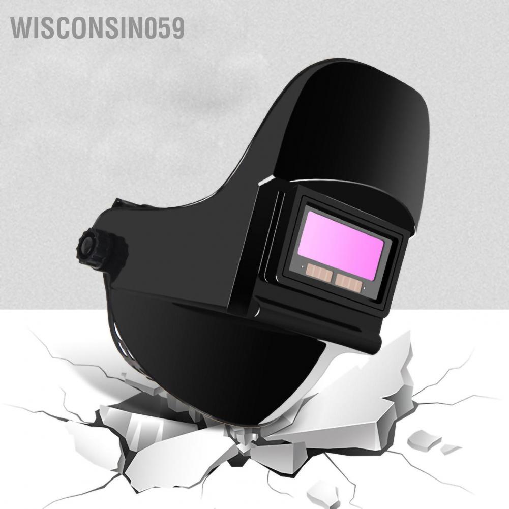 Wisconsin059 Welding Helmet Comfortable Adjustable Lightweight Safety Weld Head Hood for Argon Arc Welder