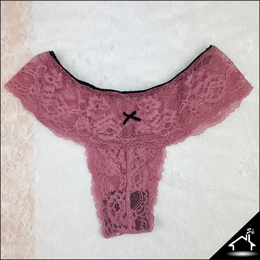Bộ đồ lót ren không gọng mút vừa gợi cảm màu hoa hồng ruốc quần công chúa - Nội y sexy by NHÀ SÒ Bralette NS012 | BigBuy360 - bigbuy360.vn