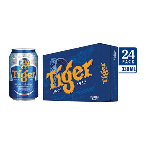 Thùng 24 lon bia Tiger 330ml