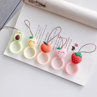 Dây đeo điện thoại hình trái cây hoạt hình dễ thương