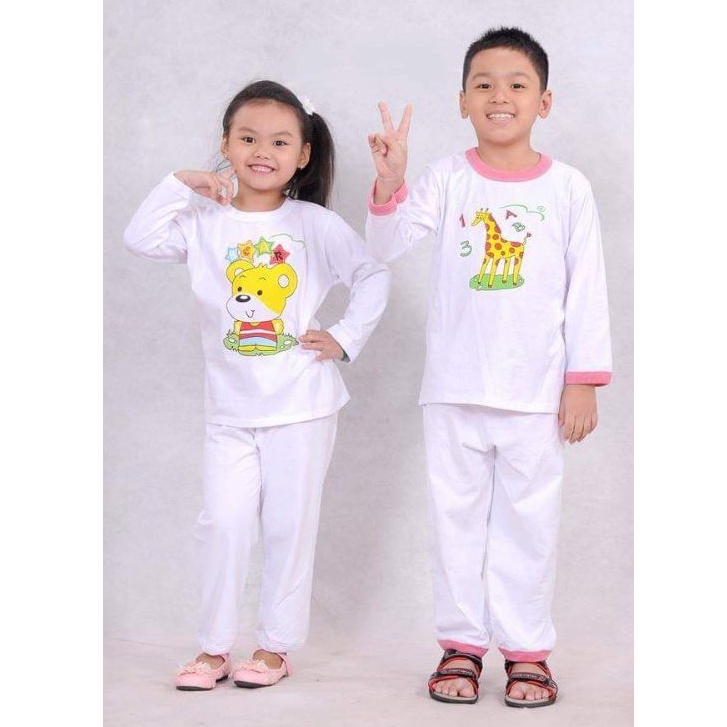 (7-70kg) Đồ bộ tay dài 100% cotton , cho bé nam với bé gái