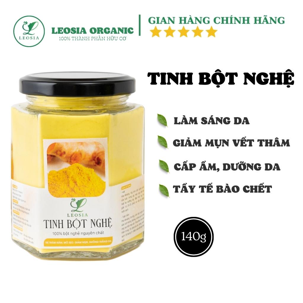 Bột Nghệ đắp mặt nạ hữu cơ LEOSIA nguyên chất 100G | 100% Organic