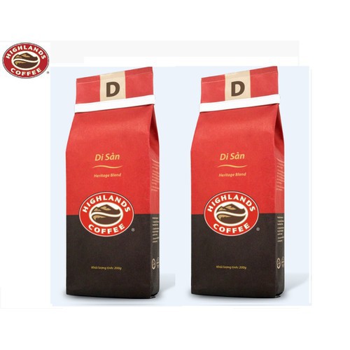 [Giá sốc] - Cà phê rang xay Di Sản Highlands Coffee gói 200g