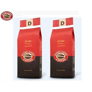 [Toàn quốc] - Cà phê rang xay Di Sản Highlands Coffee gói 200g date mới