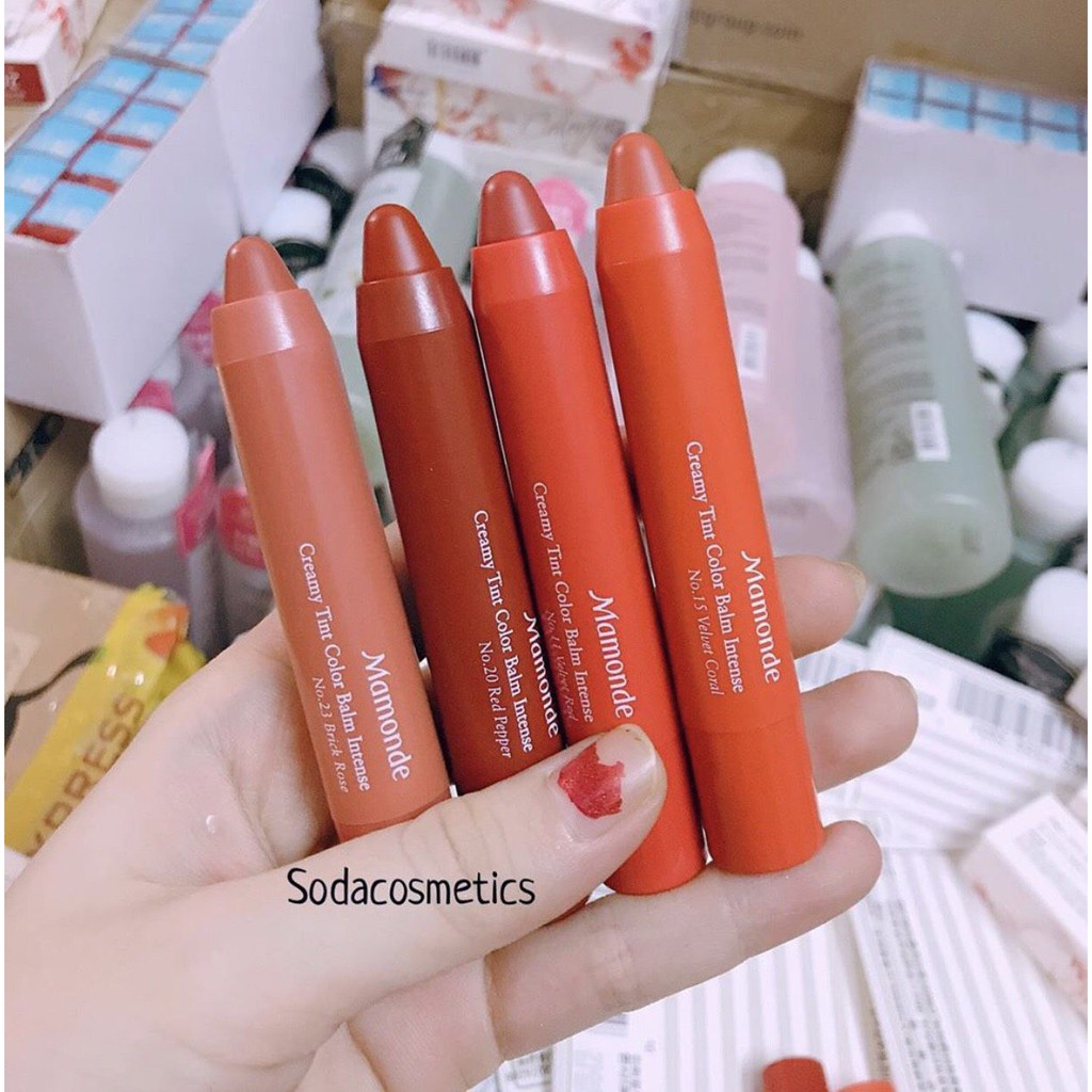 Son bút chì Mamonde Creamy Tint Color Balm Intense | BigBuy360 - bigbuy360.vn